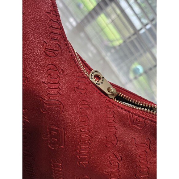 New Juicy Couture Not Your Babe Hobo Cool Red Bag NWT - Picture 8 of 13